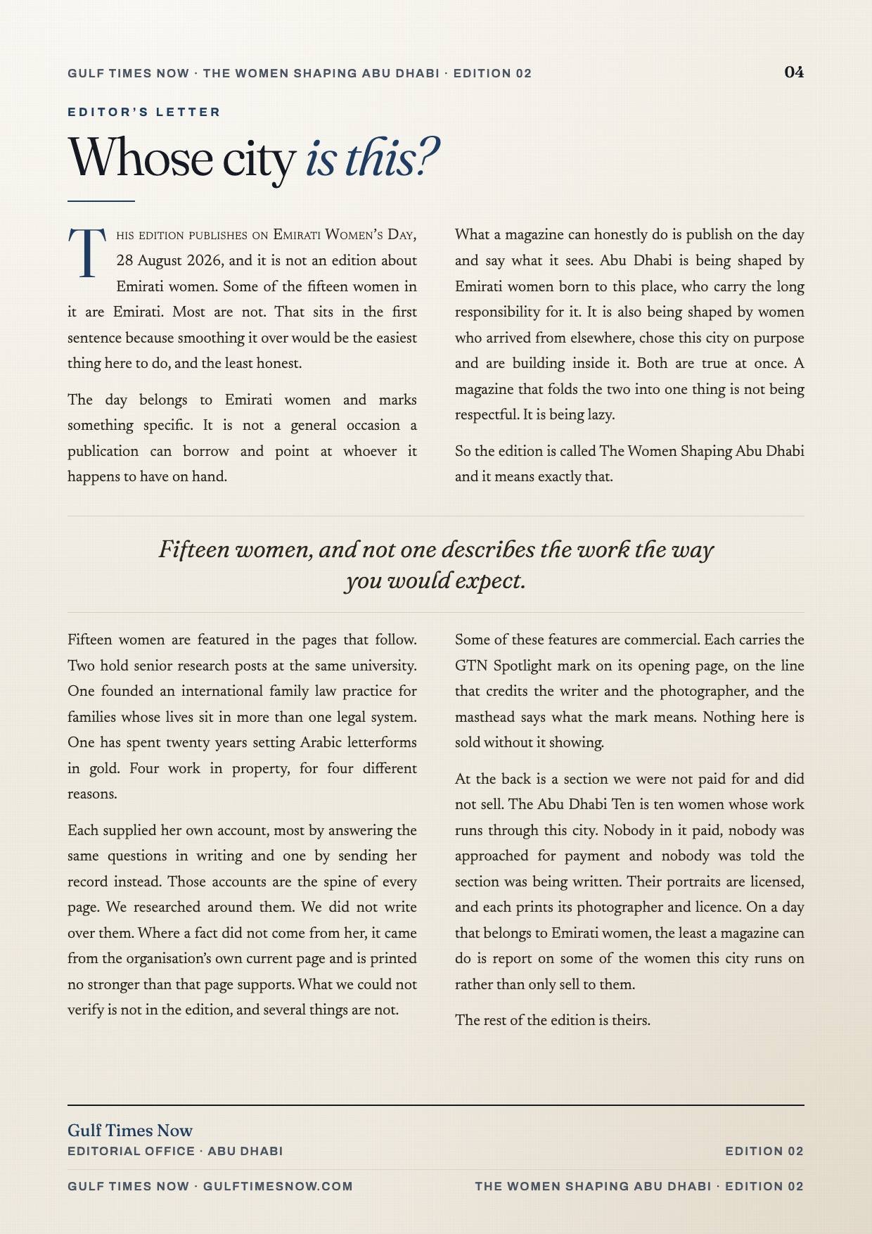 Women Shaping Abu Dhabi, page 4